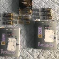 Vend 3 boîtes balles   cal 16 brenneke; sauvestre