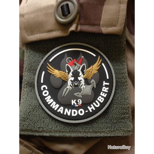 Patch cusson Forces Spciales Commandos Marine HUBERT K9 noir