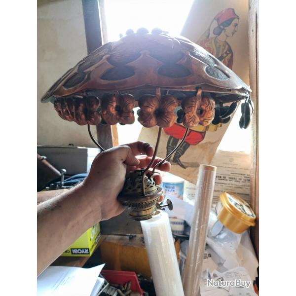 Lampe artisanal de tranches