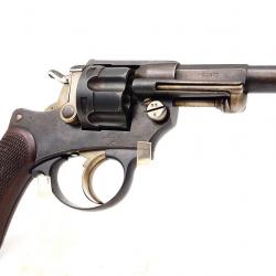 REVOLVER REGLEMENTAIRE OFFICIER CHAMELOT DELVIGNE MODELE MAS 1874 ST ETIENNE 1875 CALIBRE 11MM 73 - 