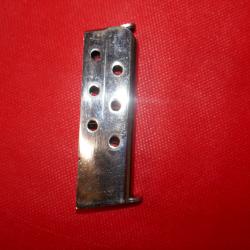 Chargeur Nickelé de BROWNING 1900 en 7.65mm