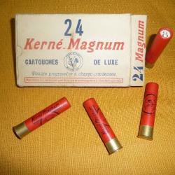 CARTOUCHES CHASSE DE COLLECTION Cal. 24 Magnum