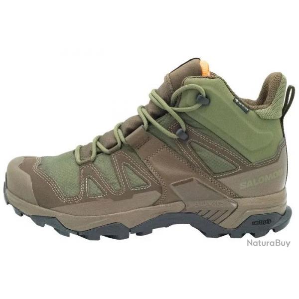 Chaussures Salomon X Ultra Tracker Gtx Vert/Orange  - 46 2/3