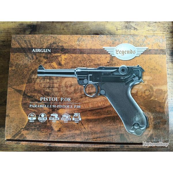 Pistolet Luger P08  billes d'acier Umarex Legend