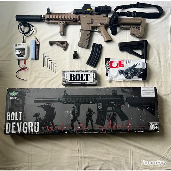 HK416 AEG Bolt B4 Devgru ( TAN )
