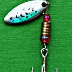 Cuiller tournante pour tuites, perches et autres carnassiers - 2.30 gr - CT-M16