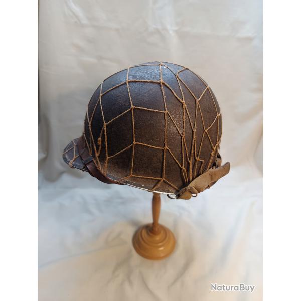 Casque US M1 poque Seconde Guerre Mondiale