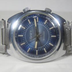 Montre-bracelet vintage POLJOT ALARM 18 rubis, calibre 2612.1, montre mécanique pour homme URSS 1970