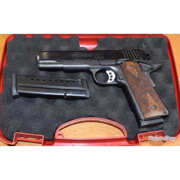 PISTOLET SEMI AUTOMATIQUE Tanfoglio Witness 1911, CAL 9x19 super etat