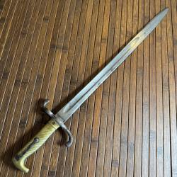 BELLE BAÏONNETTE 1871 PRUSSIENNE WEYERSBERG & STAMM SOLINGEN