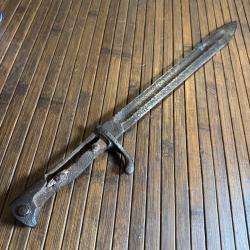 Baionnette Allemande WW1 modèle 98-05 Pièce de terrain en l'état