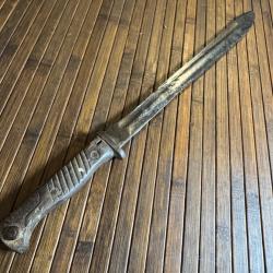 Baionnette Allemande WW1 modèle 98-05 SCIE Pièce de terrain en l'état