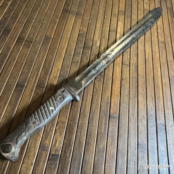 Baionnette Allemande WW1 modle 98-05 SCIE Pice de terrain en l'tat