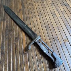 Baionnette Allemande WW1 modèle 98-05 SIMSON & SUHL de 1915 Pièce de terrain en l'état