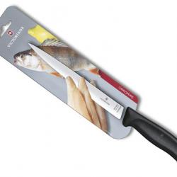 COUTEAU FILET DE SOLE VICTORINOX SWISSCLASSIC 20CM NOIR-CARTE