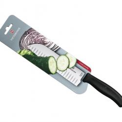 SANTOKU VICTORINOX SWISSCLASSIC 17CM ALV NOIR-CARTE
