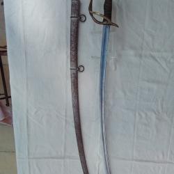 Sabre de cavalerie légère modèle 1822 fabricant G. Barre à Paris