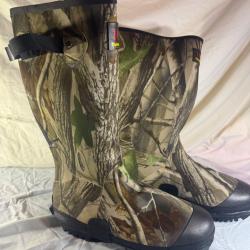 Bottes de chasse neuves Thinsulate Ultra 1000g - Pointure 43 Camouflage feuilles