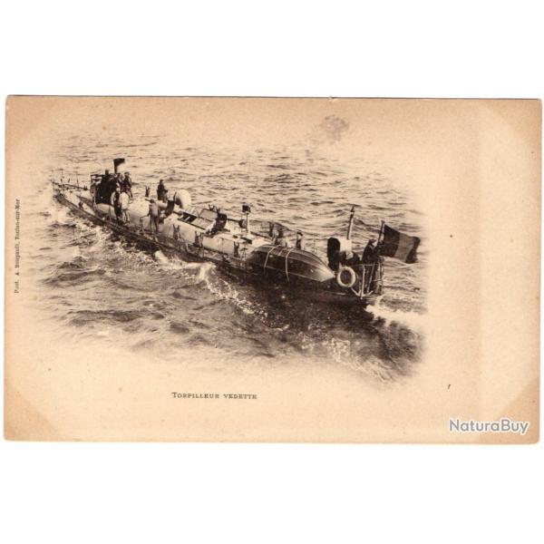 CPA - MARINE Militaire -TORPILLEUR VEDETTE N1409