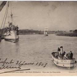CPA - MARINE Militaire -ROCHEFORT -SUR-MER- Vue Port Militaire  N°1407