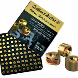 100 Amorces S&B - 4.4 SR Small Rifle Sellier & Bellot