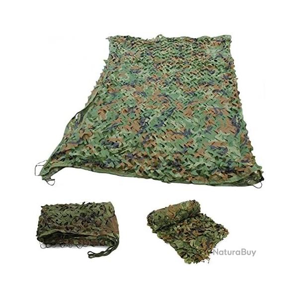 Tissu Oxford 210D 3x4m Camouflage Woodland - Idal pour Jardin, Fte, Bar, Dcoration de Chasse (3m