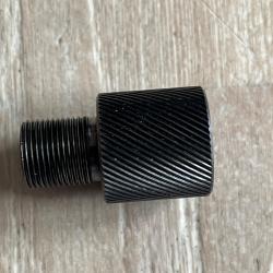 Adaptateur pour réducteur de son neuf 5/8X24 ( filetage du canon) vers  M14X1 (filetage du RDS)