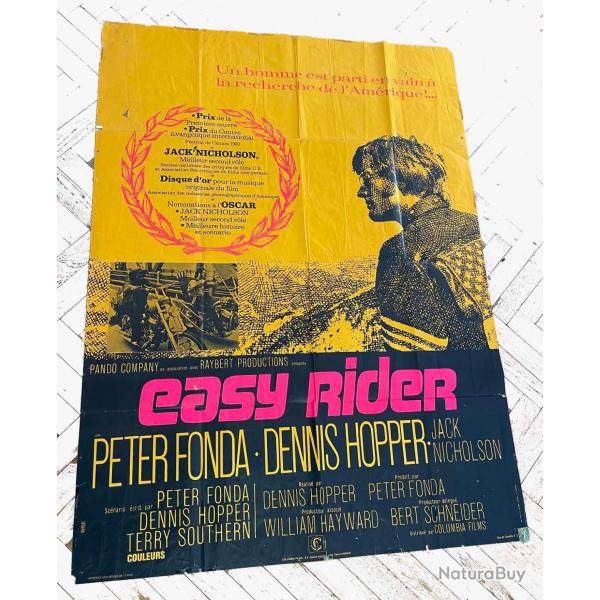 AFFICHE ORIGINALE FILM EASY RIDER