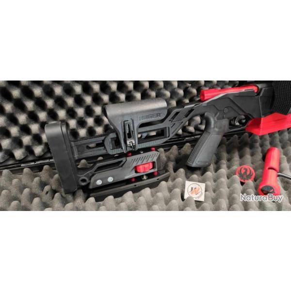 RUGER RPR - BAGRIDER Support de sac - CUSTOM V3- TIGE INOX (Bag Rider) Ruger Rimfire rail picatinny