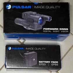 Pulsar DN55 numérique + accessoires (batteries, bague 56mm, sac) - 1ère main, prêt à l'emploi