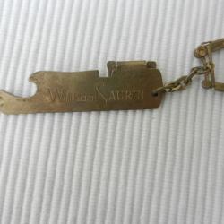 ancien rare porte clés décapsuleur vintage William Saurin