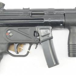 Pistolet/PCC type "PM" MP5K HK/POF avec ou sans crosse 9X19