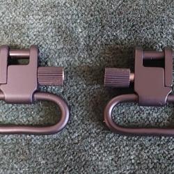 Anneaux de grenadiere démontables pour sangle jusqu'à 28 mm