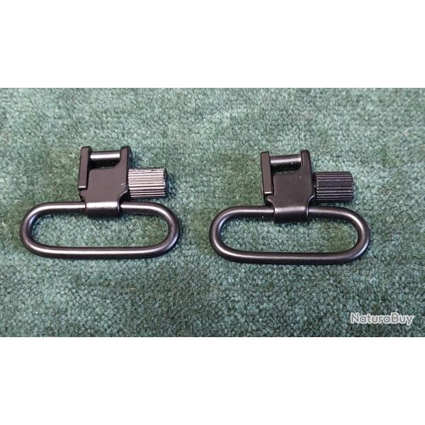 Anneaux de grenadiere dmontables pour sangle jusqu' 34 mm