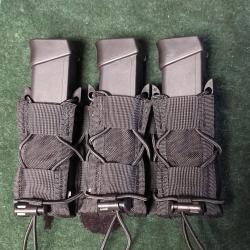 Porte chargeurs molle triple