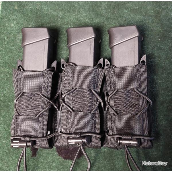 Porte chargeurs molle triple