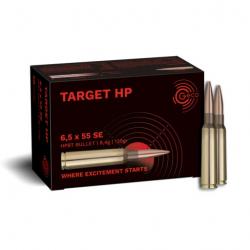GECO CAL.6.5X55 SE TARGET HP 130GR 8.4G PAR 50