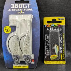 Lot pêche n° 20 / 360 GT COASTAL + STORM GOMOKU