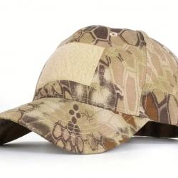 Casquette Python désert velcro en façade