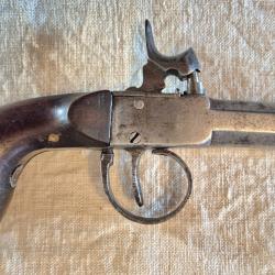 Petit pistolet a coffre 1 coup très bon état de présentation et de fonctionnement.