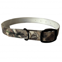 Collier XTREME Polyuréthane Boucle Double - CANIHUNT 2.5 x 0.25 x 65cm, Rouge