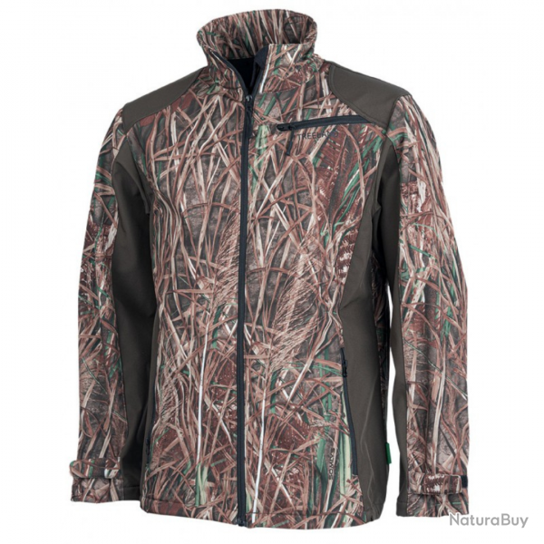 Veste Softshell de chasse roseaux TREELAND