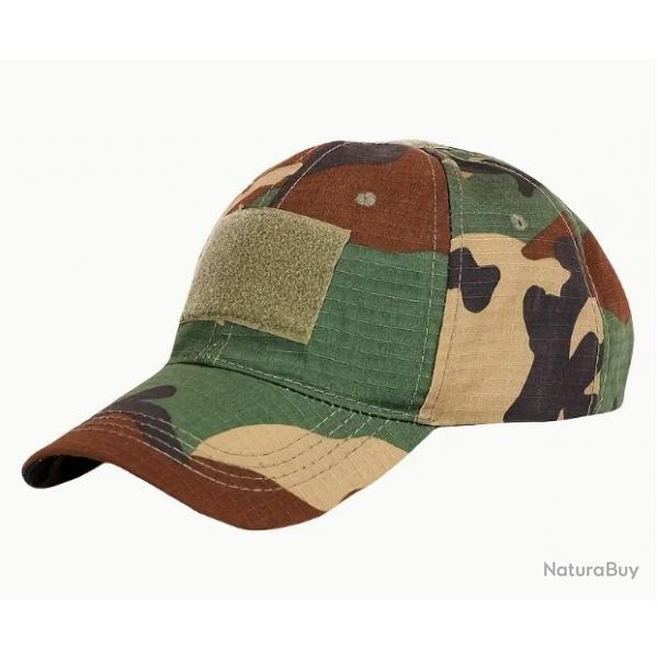 Casquette Treillis Jungle velcro en faade