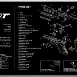 Tapis de nettoyage Glock