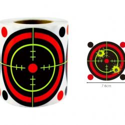 Rouleau de 200 cibles autocollantes Target