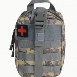 Trousse de secours Pixel gris