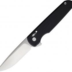 Couteau Rough Rider Slide-Lock Lame Acier D2 Manche G10 Noir Clip RR2720