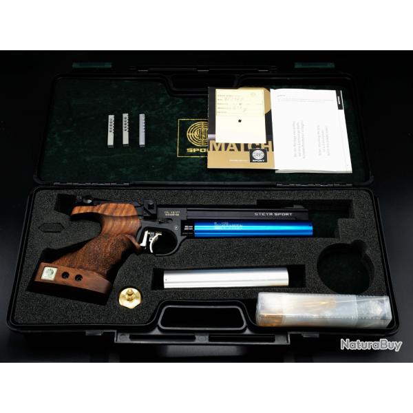 STEYR . PISTOLET A AIR MODELE LP50 RF RAPID FIRE COMPACT DROITE TAILLE S.