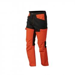 PANTALON DE CHASSE RENFORCÉ ENFANT MAQUISARD CAMOUFLAGE ORANGE