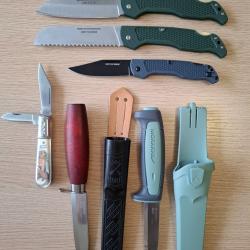 Lot de couteaux : MoraKniv, Barlow, Ontario